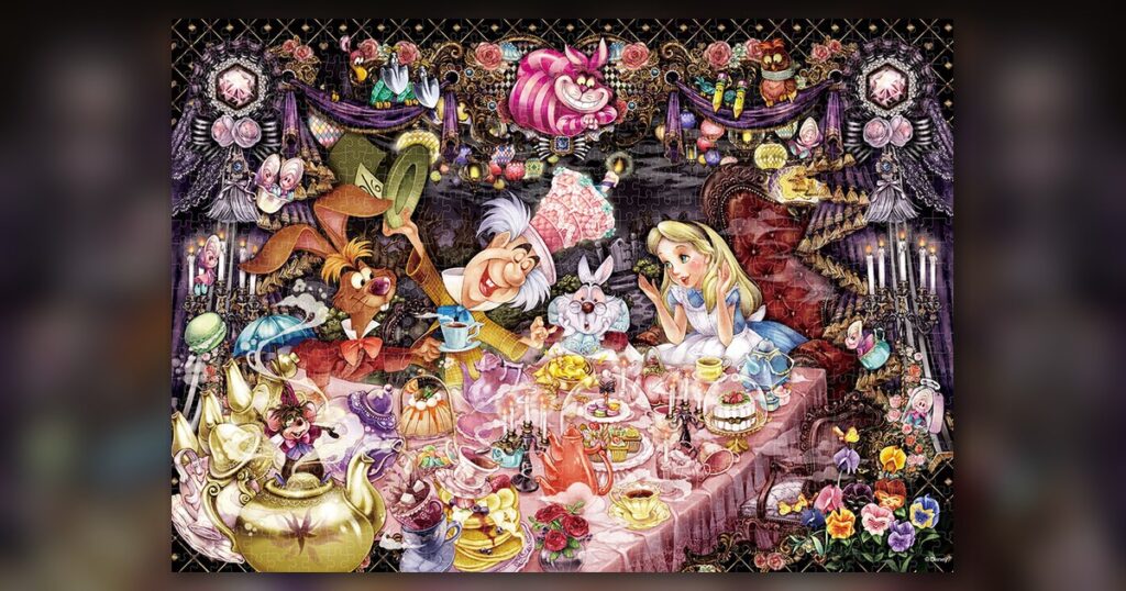 『醒めない夢のティーパーティー』1000ピース（テンヨー）