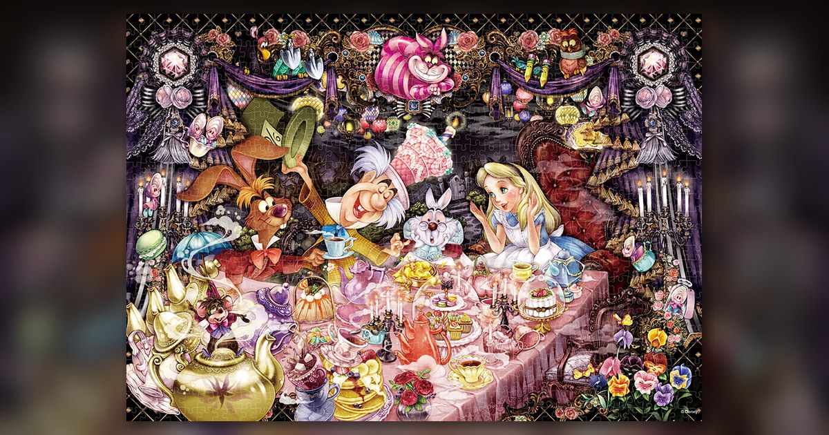 『醒めない夢のティーパーティー』1000ピース(テンヨー)
