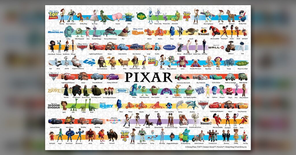 『ディズニー/ピクサー コレクション（21作品）』1000ピース（テンヨー）