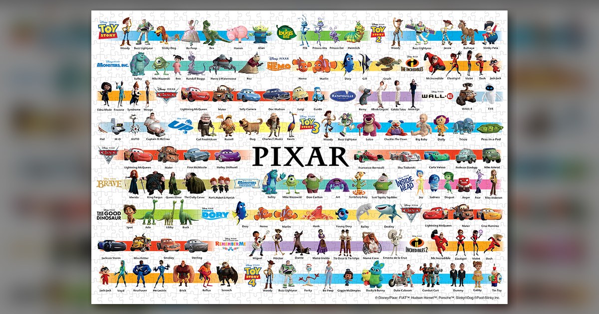 『ディズニー/ピクサー コレクション(21作品)』1000ピース(テンヨー)
