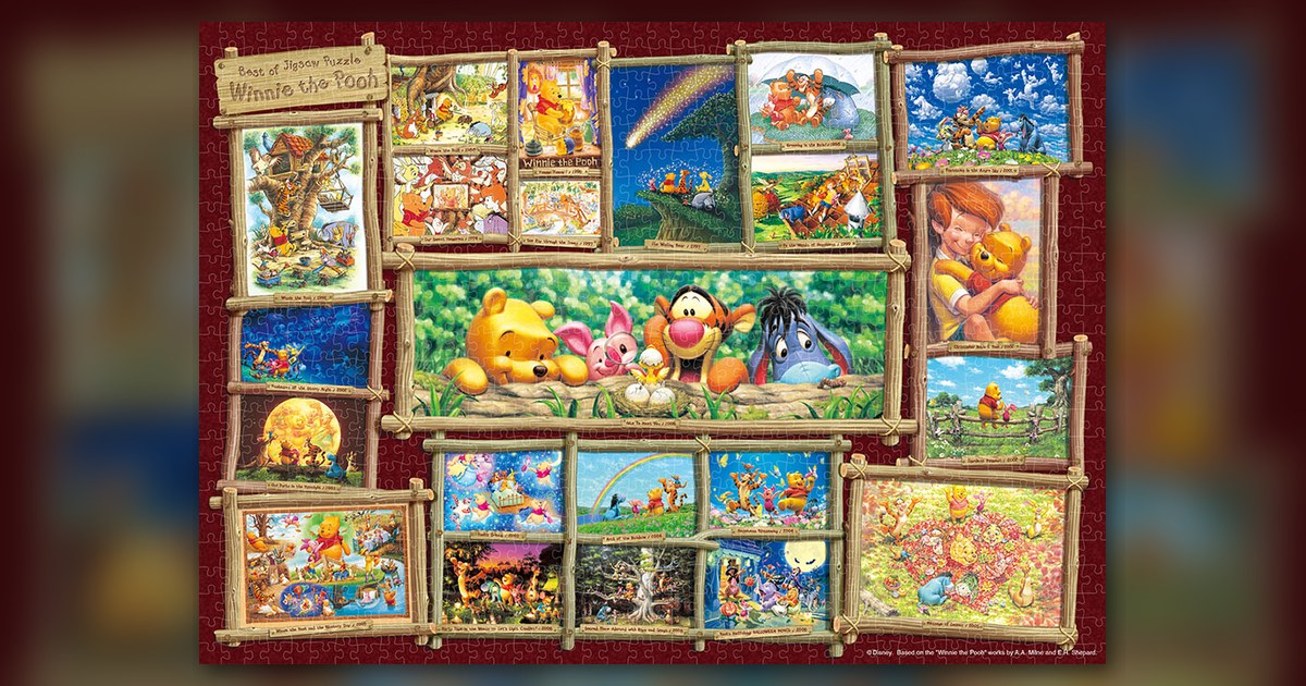 『ジグソーパズル アート集 くまのプーさん』1000ピース(テンヨー)