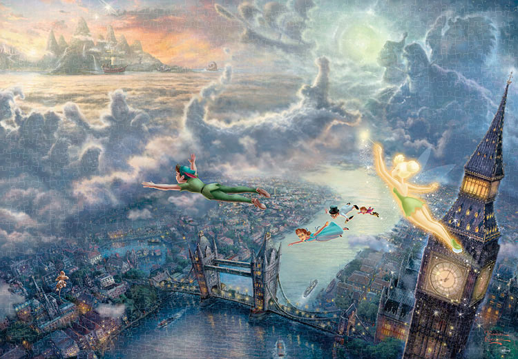 『Tinker Bell and Peter Pan Fly to Never Land』の絵柄