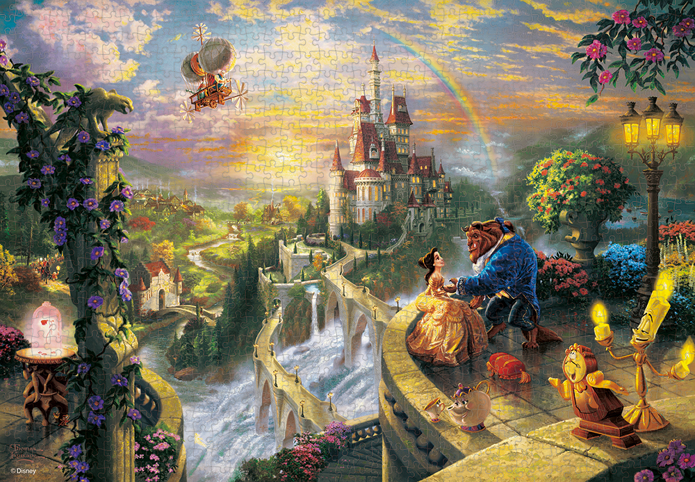 『Beauty and the Beast Falling in Love』の絵柄