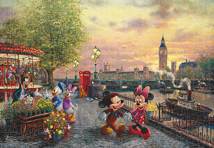『Mickey and Minnie in Londo』の絵柄