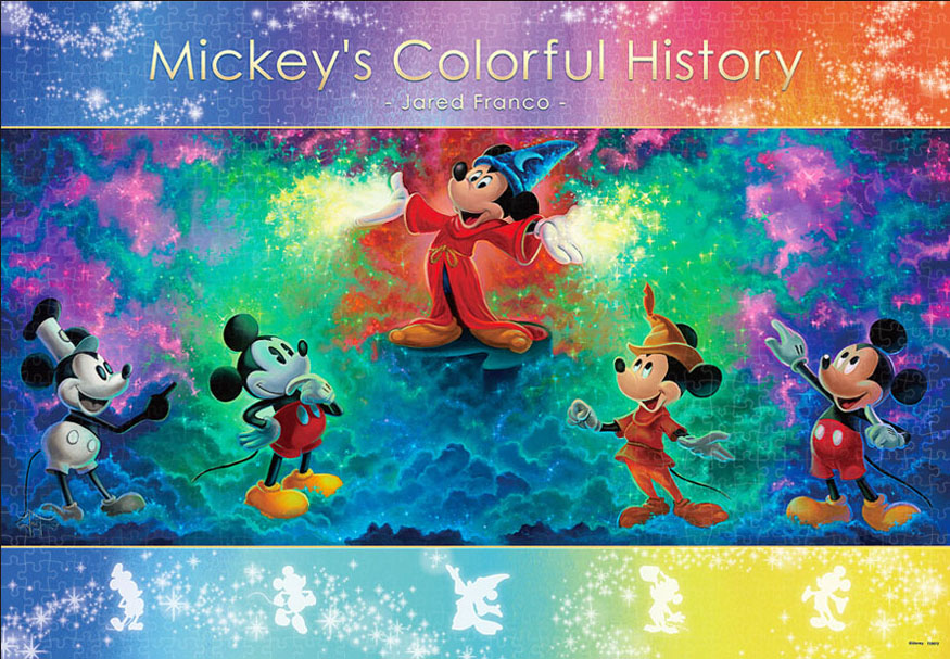 『Mickey’s Colorful History』の絵柄
