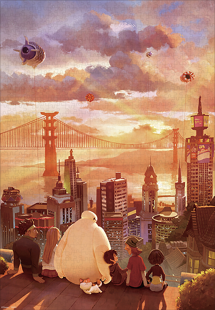 『夕景に偲ぶ(ベイマックス)』の絵柄