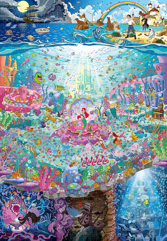 『海の中のコンサート(リトル・マーメイド)』の絵柄