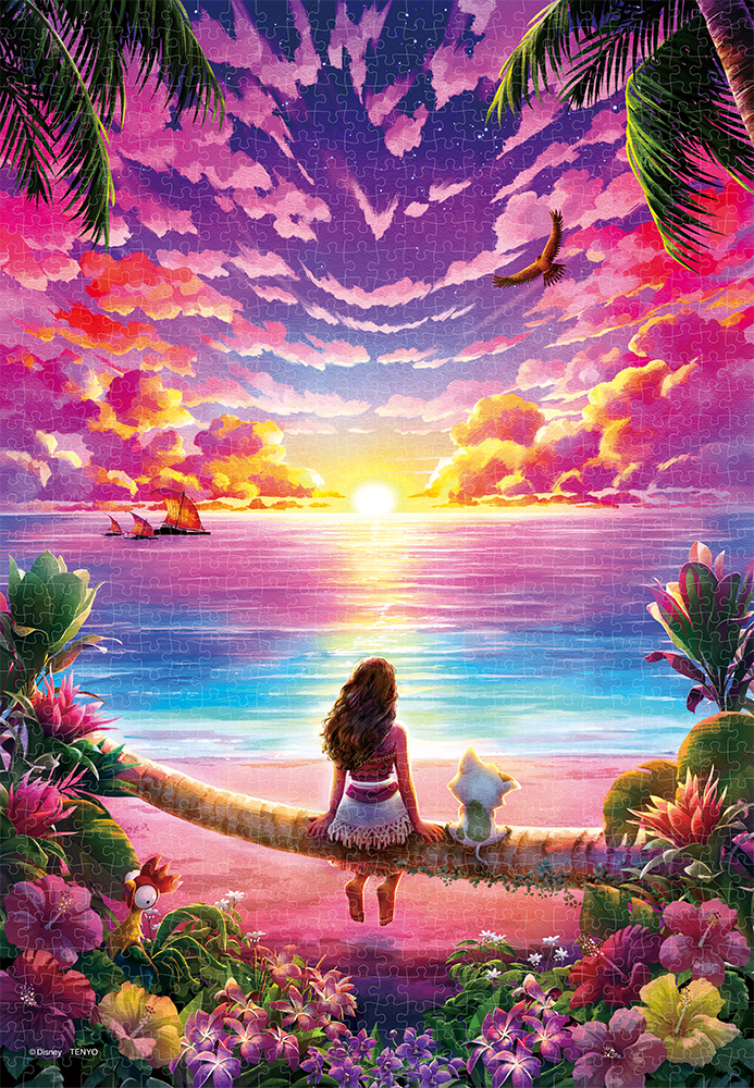 『遠い海のむこうは…(モアナ)』の絵柄