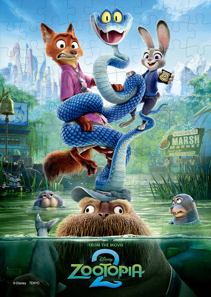 『マーシュ・マーケット捜査中(ディズニー映画『ズートピア2』)』の絵柄