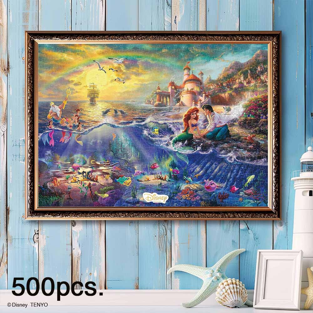 『The Little Mermaid』を額に入れて飾ったイメージ