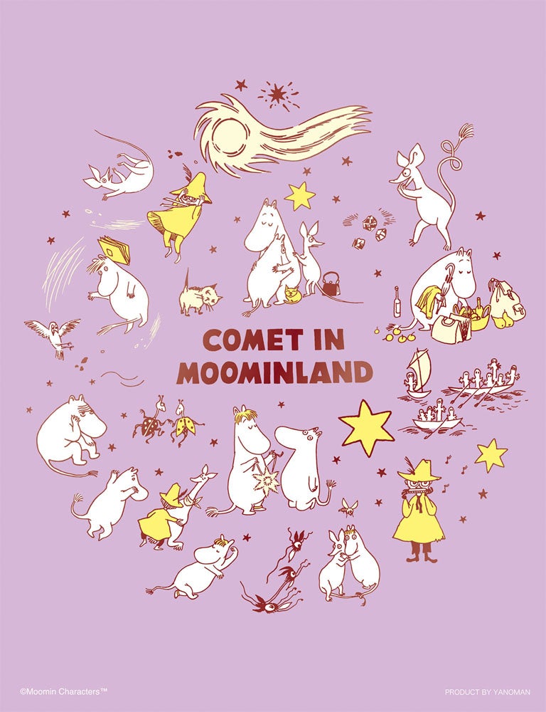 『ムーミン谷の彗星 リース』の絵柄