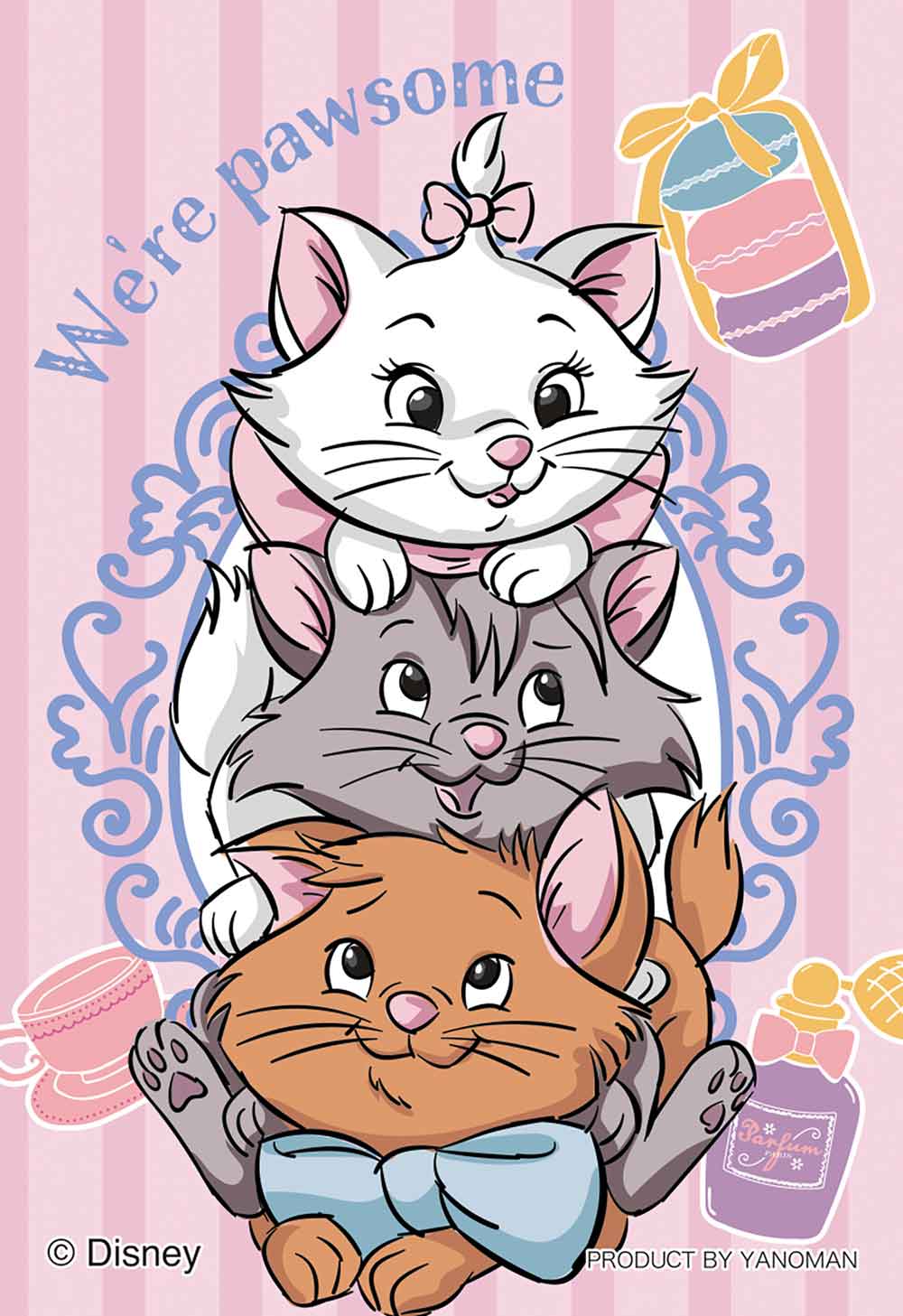 『ジグソーパズルコパン おしゃれキャット』の絵柄