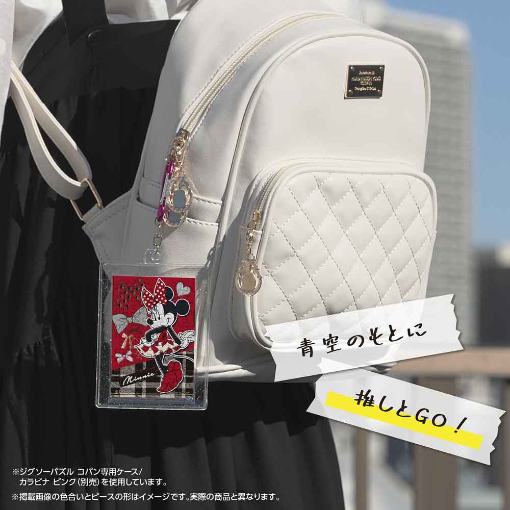 専用ケースに入れたコパンを、リュックに付けたイメージ